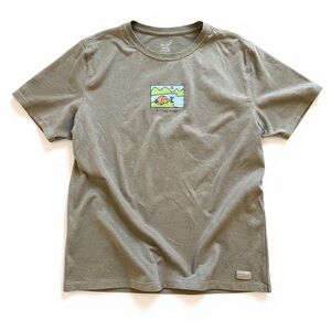 Living large Gray Graphic T-Shirt